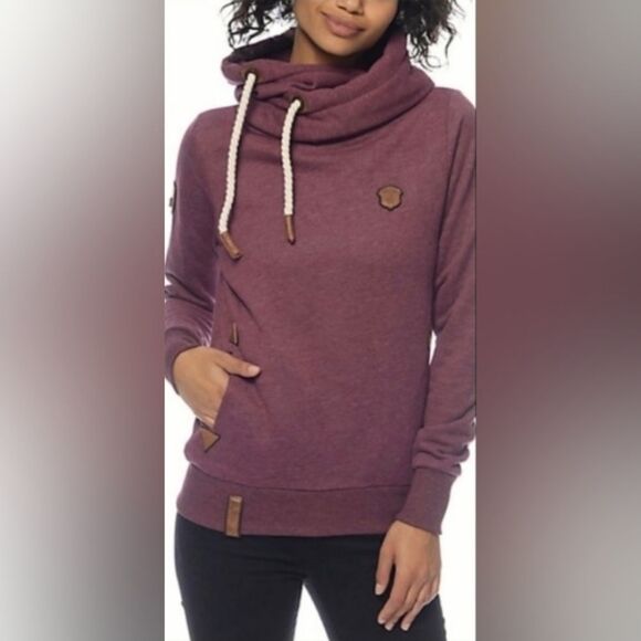NWOT NAKETANO Darth Vii Bordeaux Hoodie - Picture 1 of 4